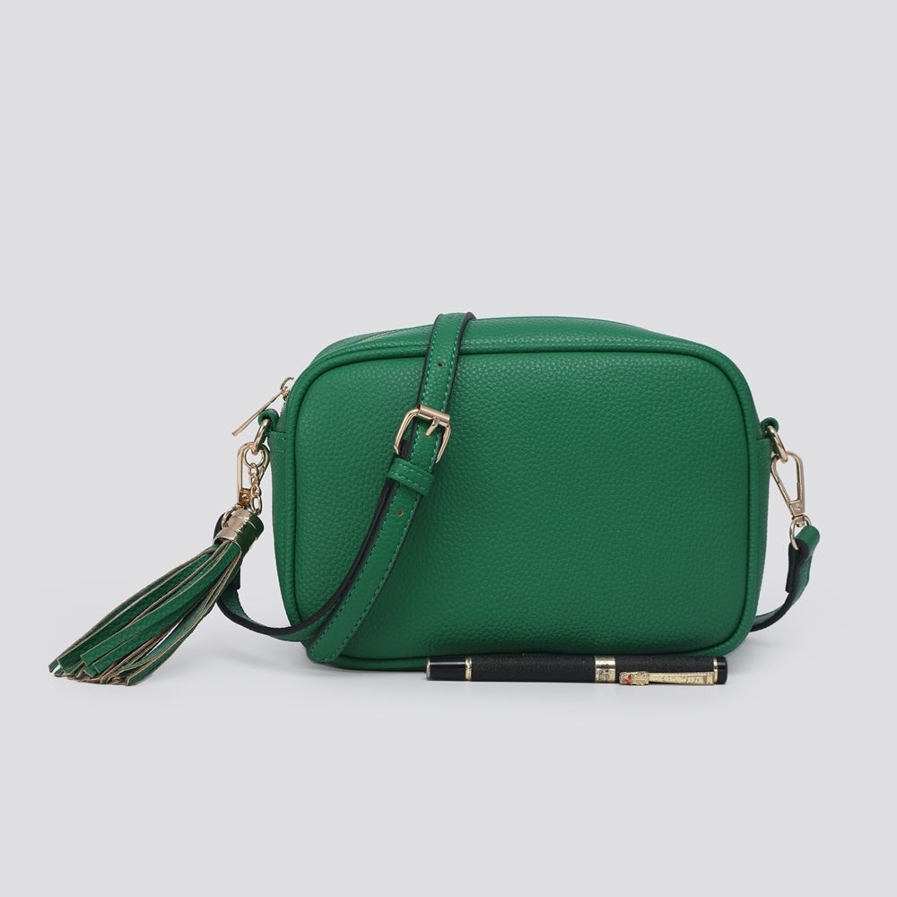 Poppy Tassel Crossbody Bag