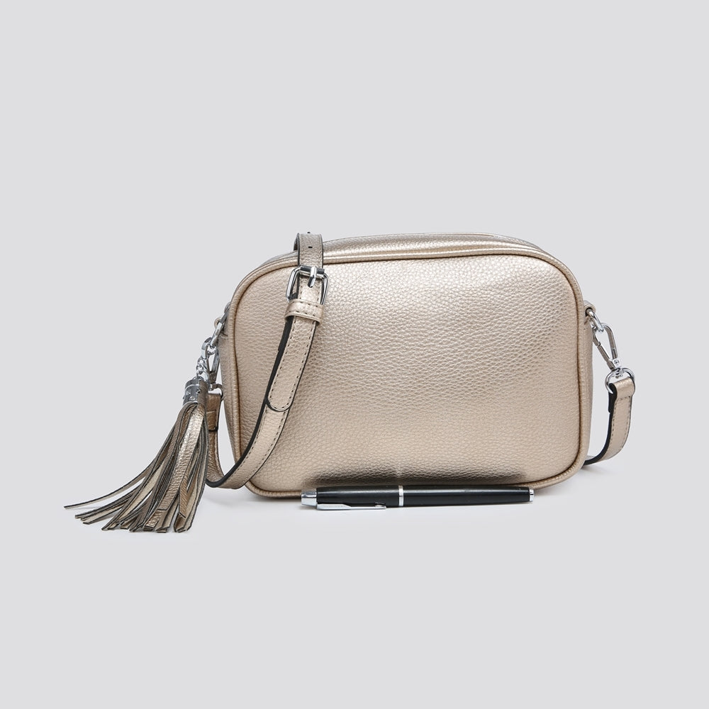 Poppy Tassel Crossbody Bag