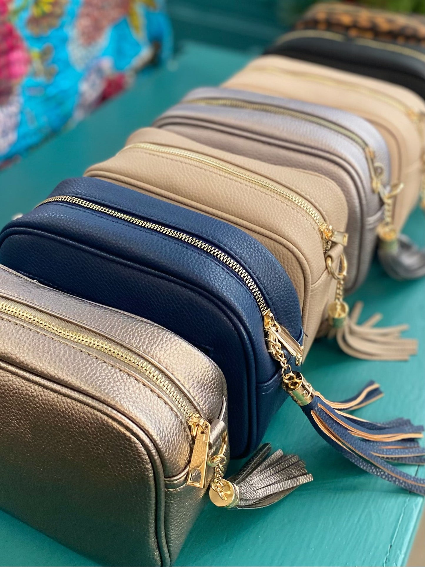 Poppy Tassel Crossbody Bag