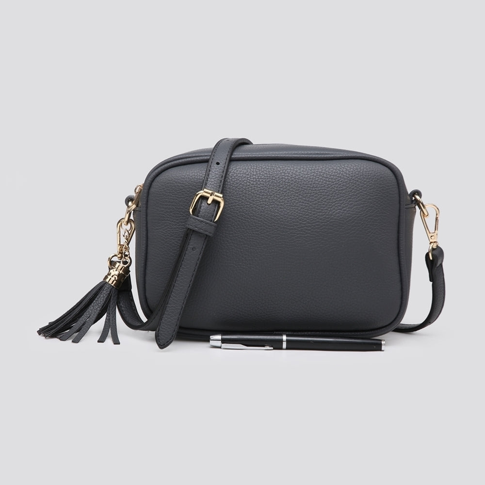 Poppy Tassel Crossbody Bag