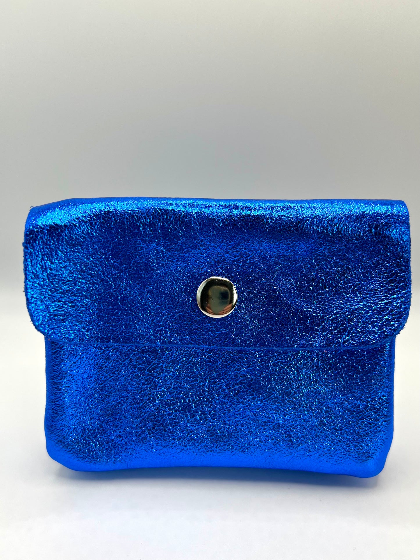 Penny Small Metallic Leather Purse - Assorted Colours