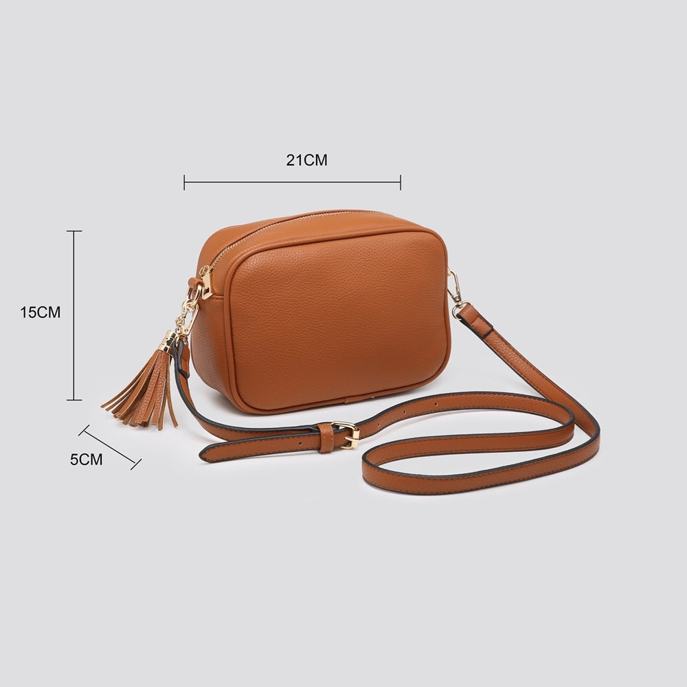 Poppy Tassel Crossbody Bag