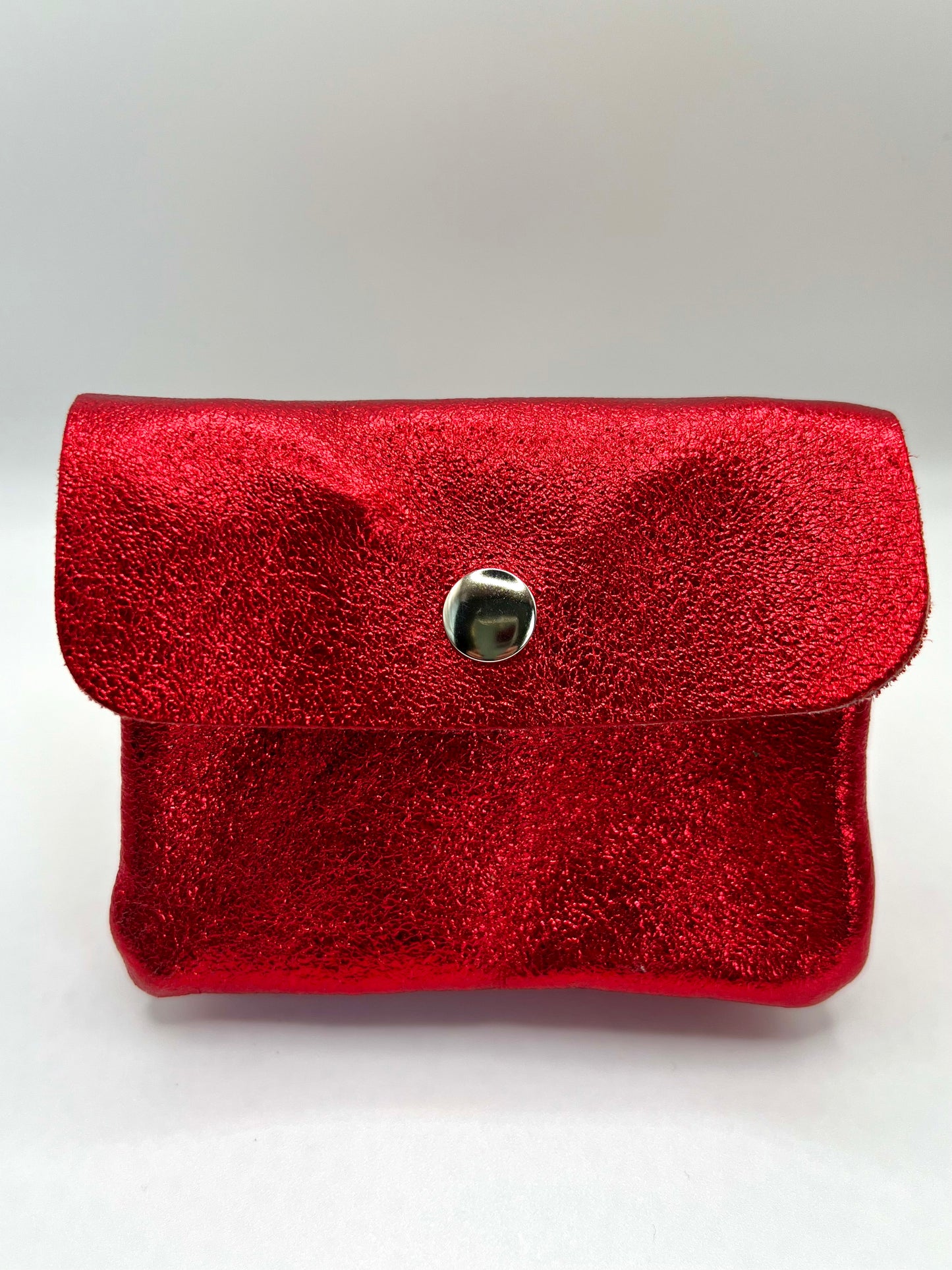 Penny Small Metallic Leather Purse - Assorted Colours