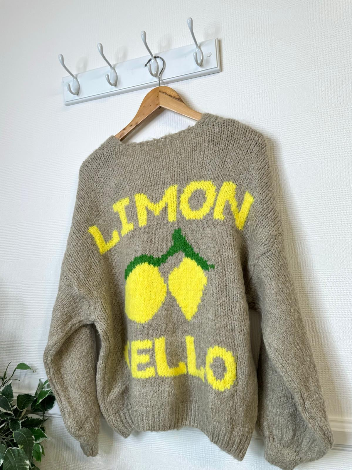 Limoncello Cardigan - Milky Taupe