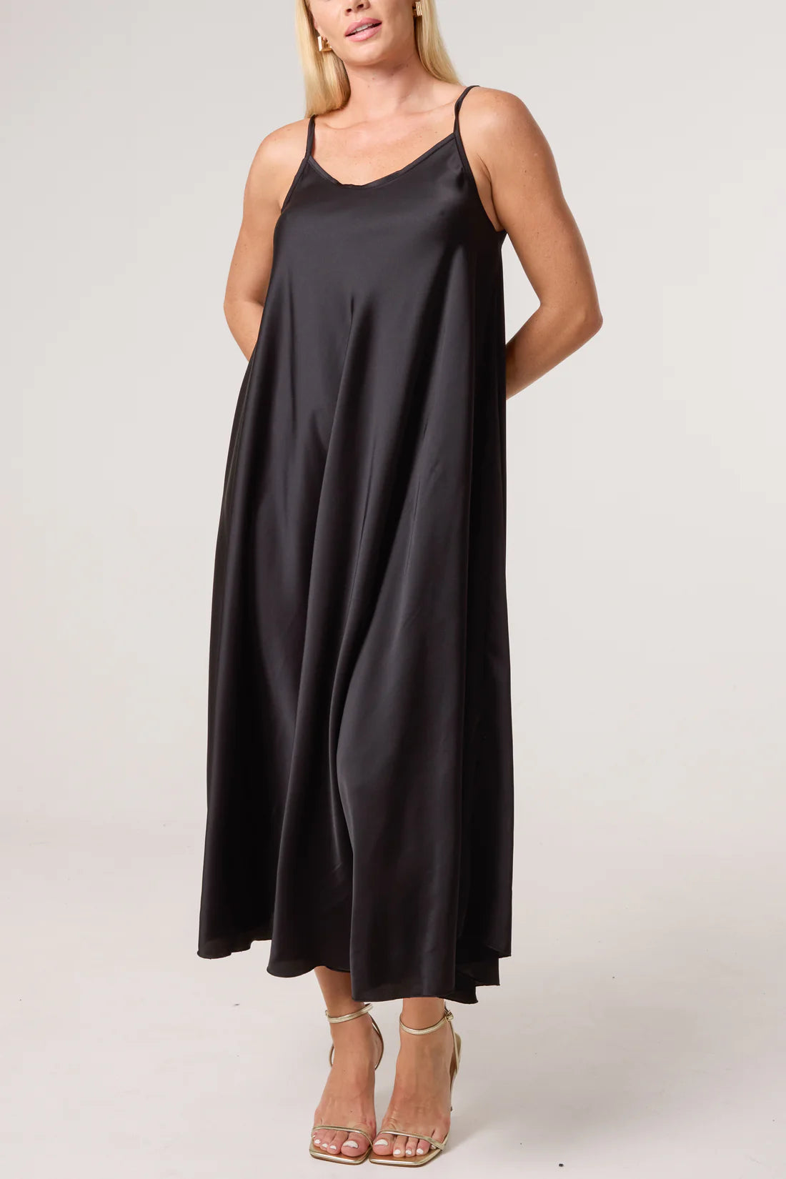 Bryony Satin Maxi Slip Dress - 3 Colours