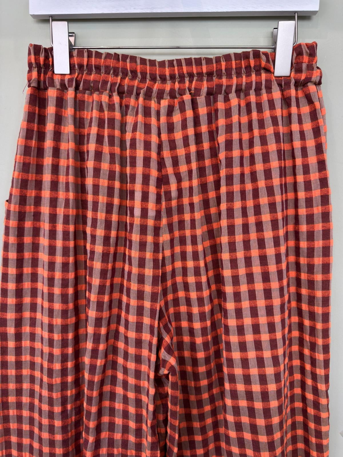Lottie Dopamine Check Cocoon Trousers