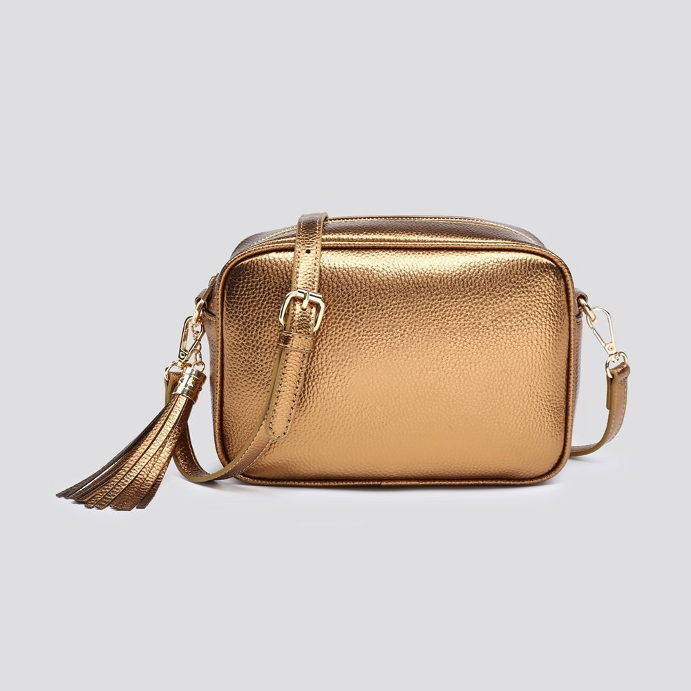 Poppy Tassel Crossbody Bag