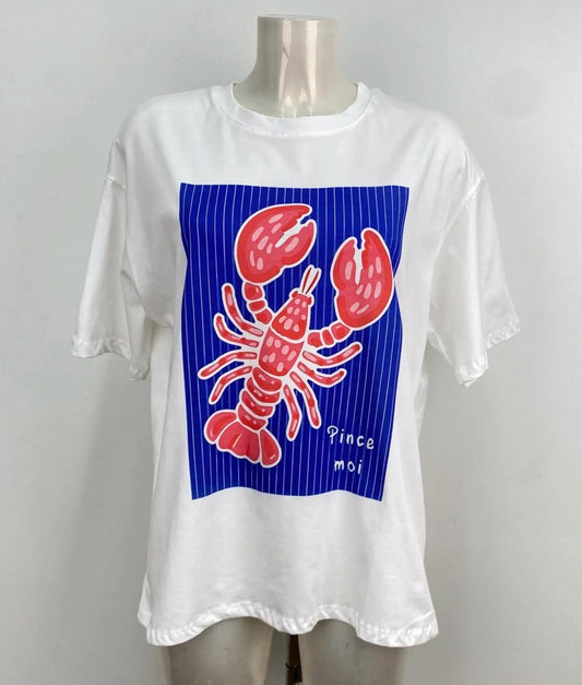Pince Moi Lobster Graphic T Shirt