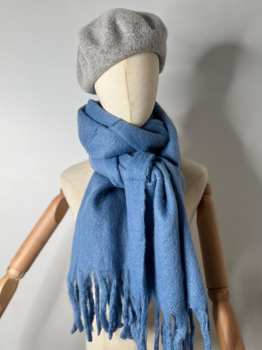 Cosy Plain Blanket Scarf - 4 Colours
