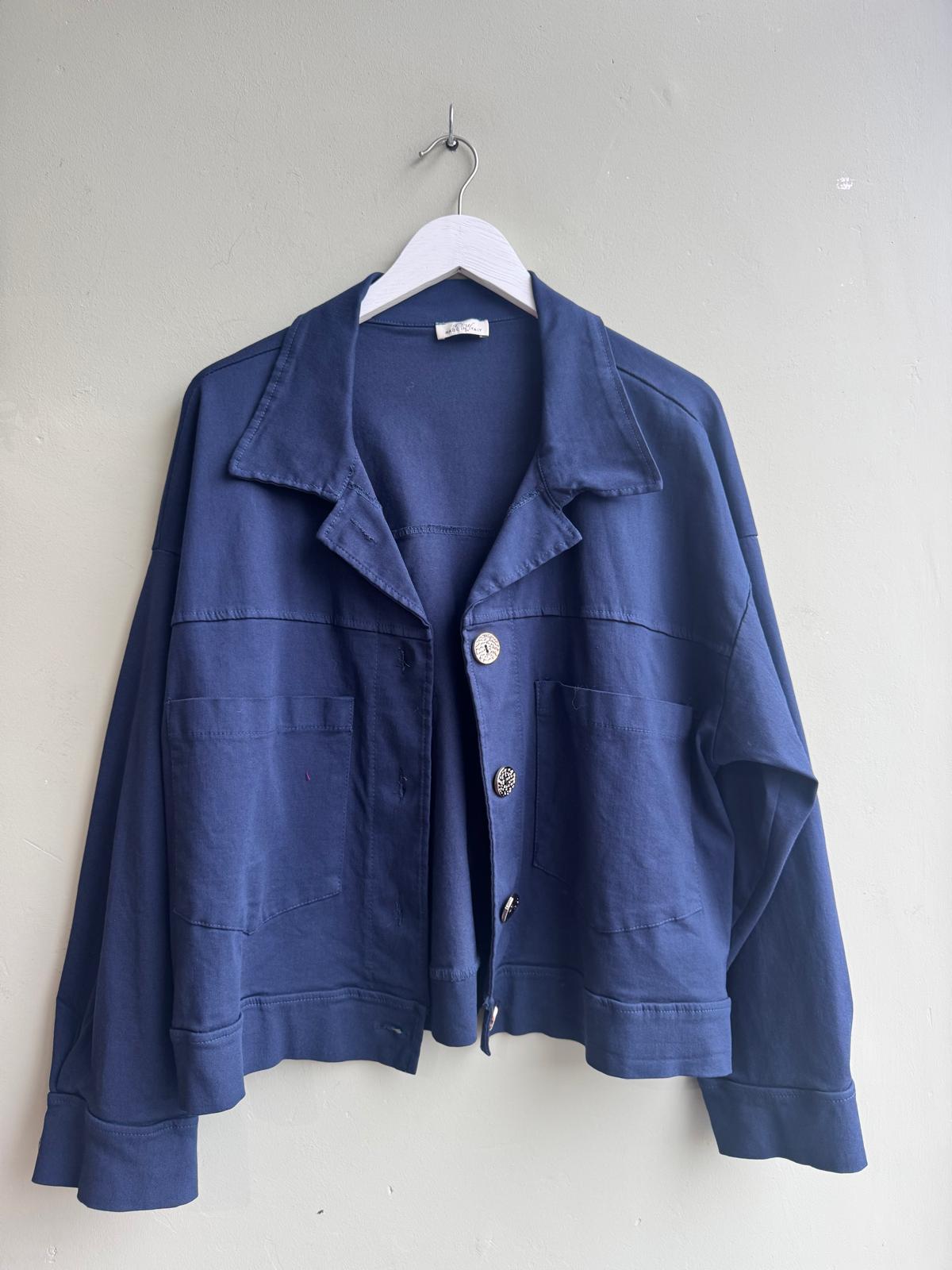 Georgia Jersey Utility Jacket With Feature Breast Pockets