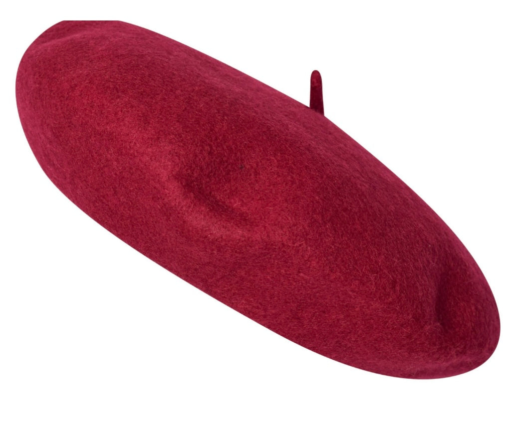 Classic Wool Blend Beret - 21 Colours