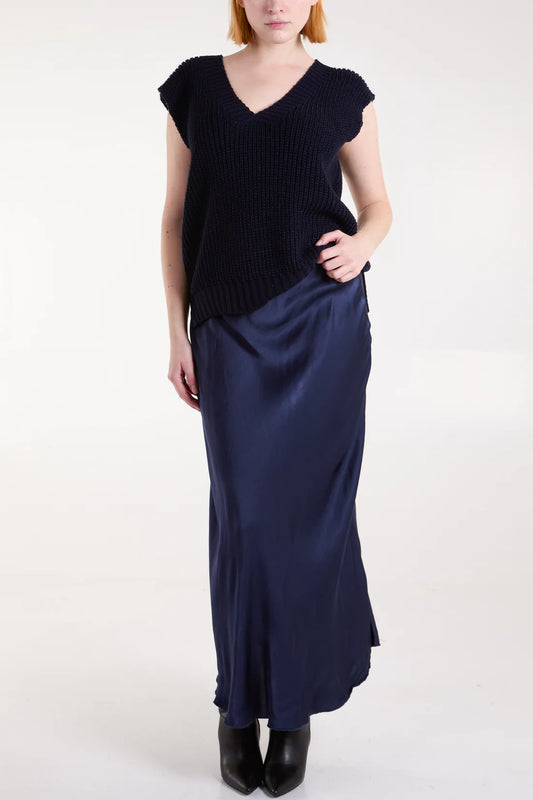 Fen Satin Slip Skirt - Assorted Colours