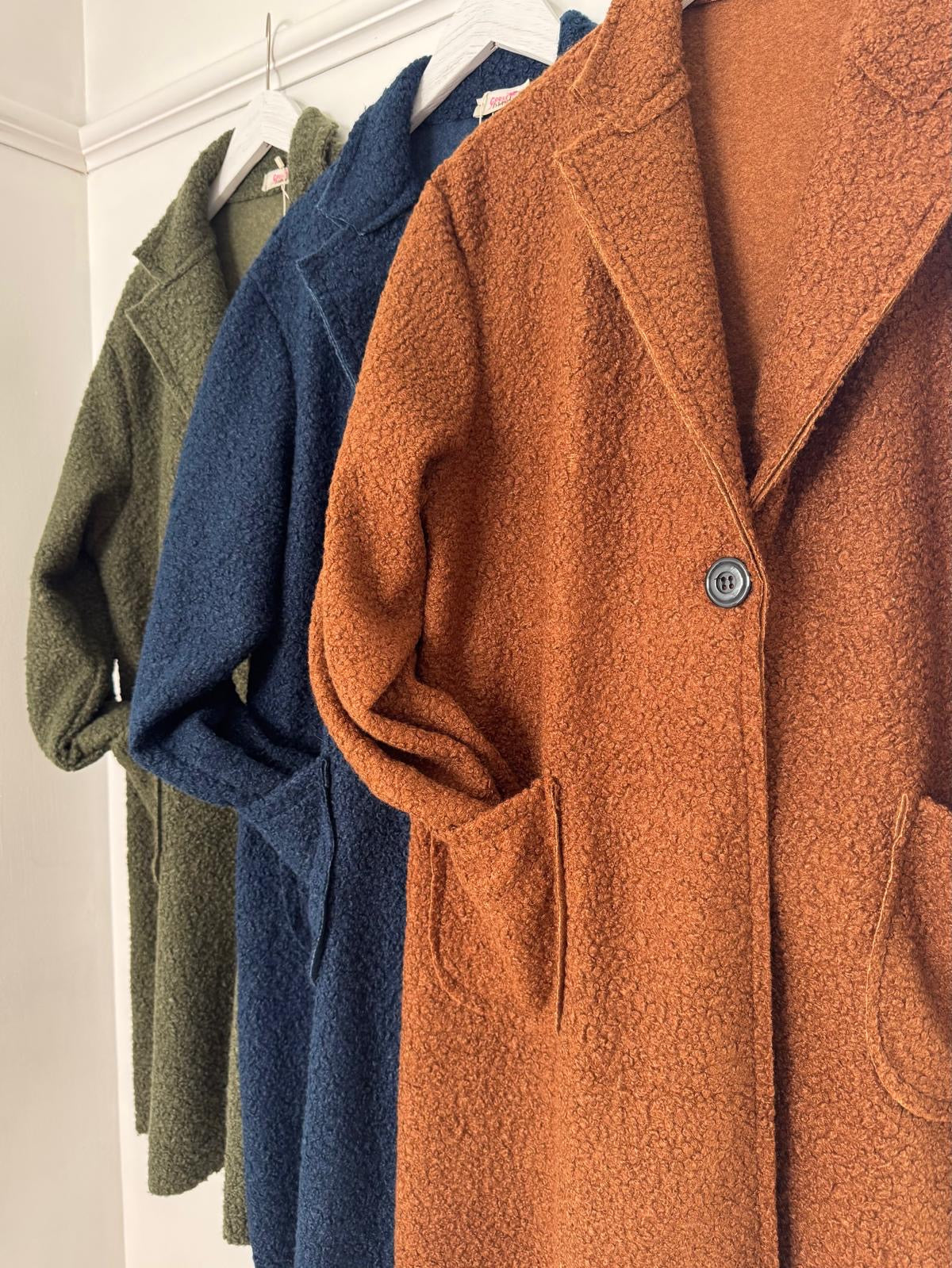 Goose Island Boucle Coat - 3 Colours