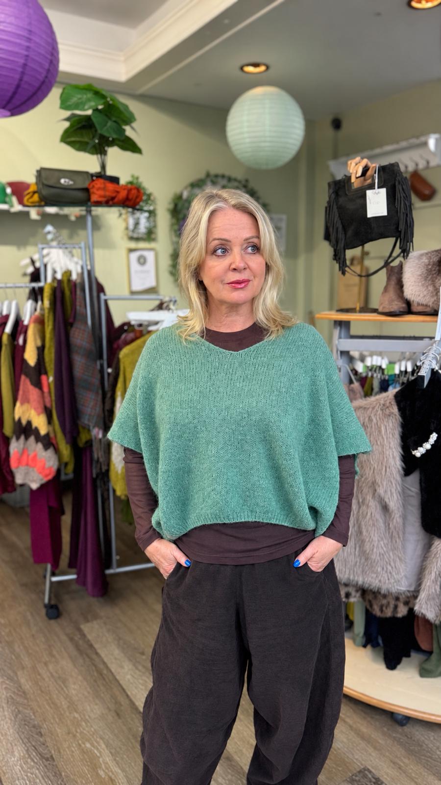 Eleanor Mohair Mix Slouchy Tank Top