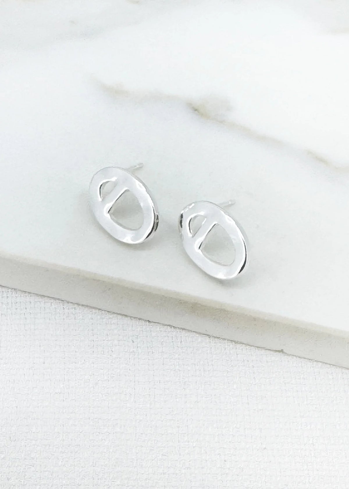 Envy Jewellery Classic Oval Stud Earrings