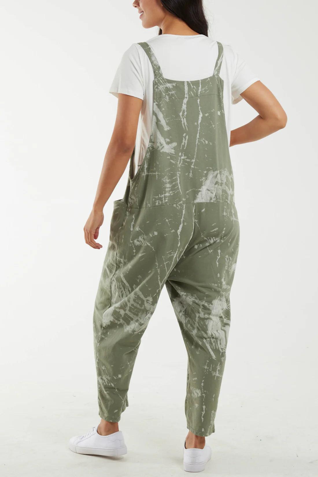 Dale Tie Dye Jersey Knot Fastening Dungarees - 3 Colours