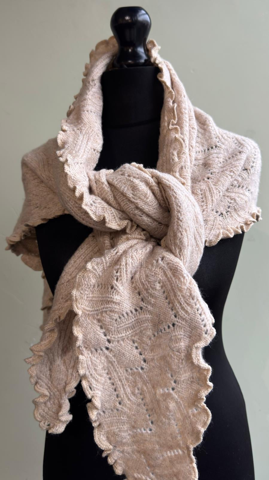 Victoria Ruffle Edge Shawl Scarf