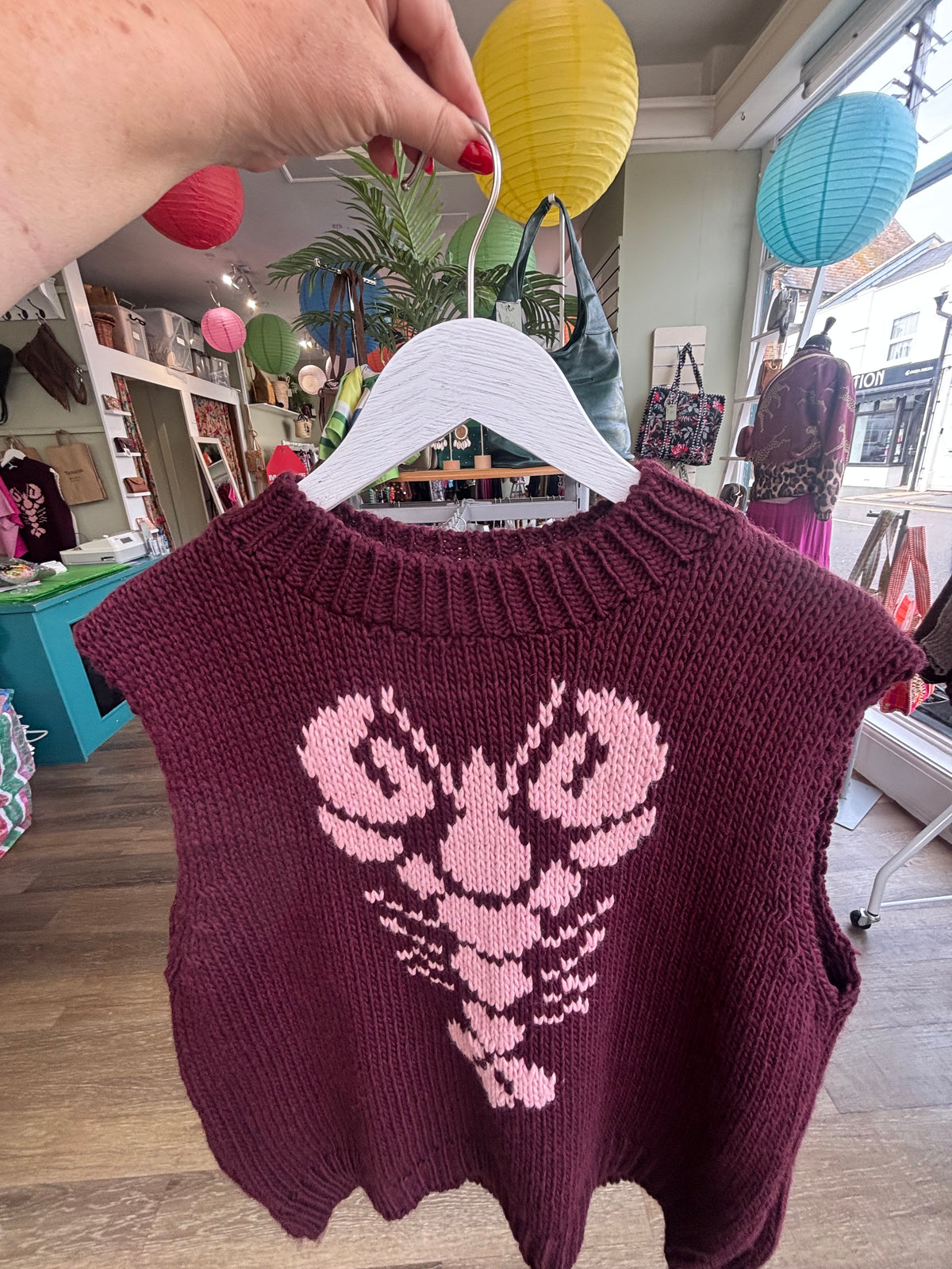 Lobster Knit Tank Top 🦞