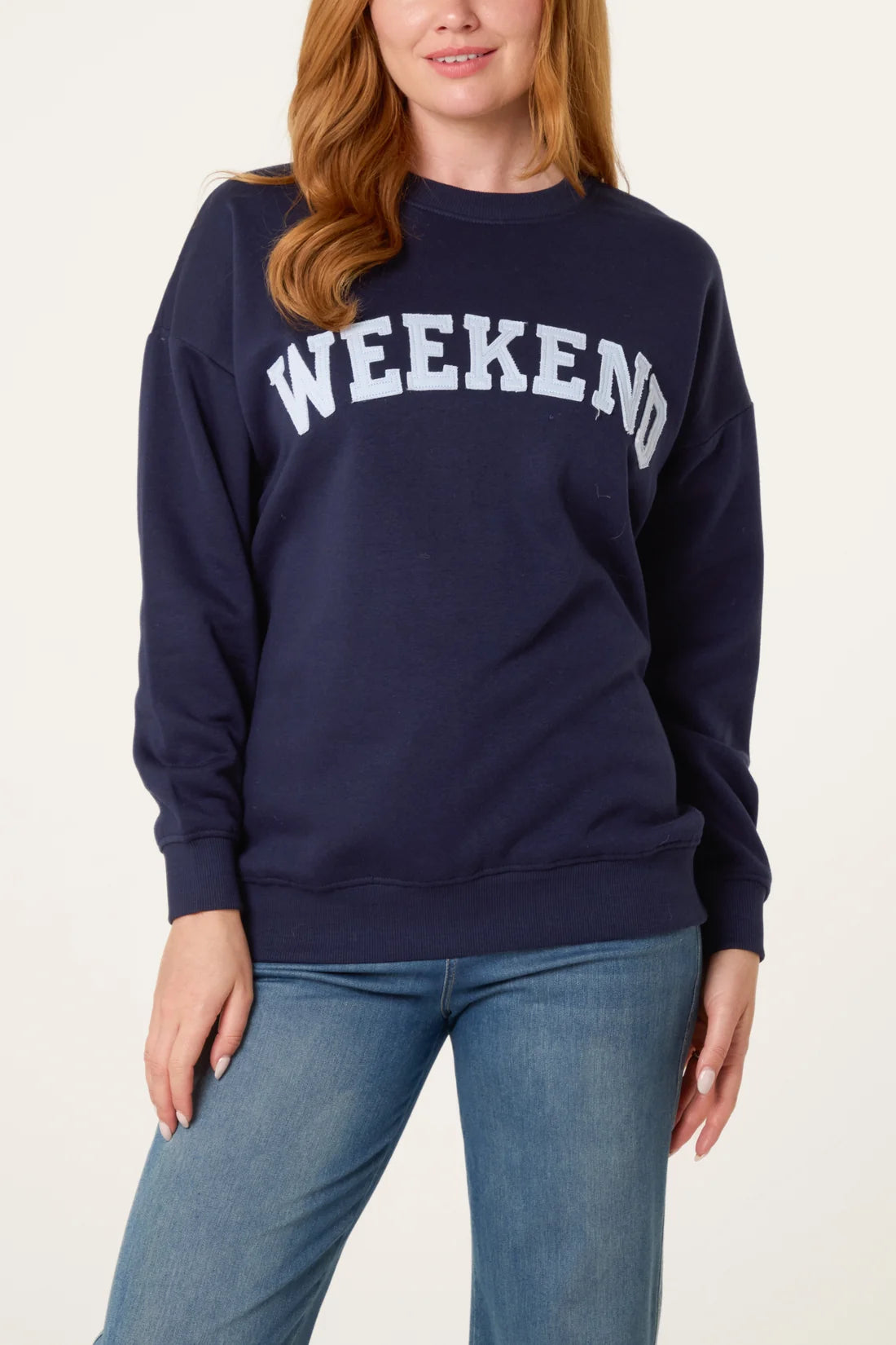Weekend Appliqué Sweatshirt