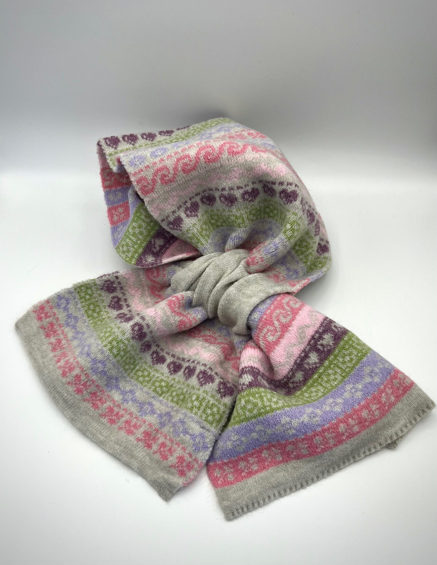 Nordic Alpine Style Pull-Through Scarf - 2 Colours