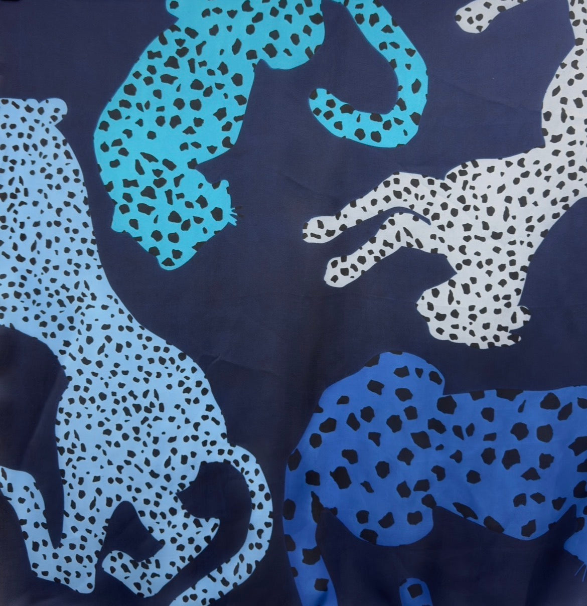 Leopard Silky Square Scarf - 3 Colours