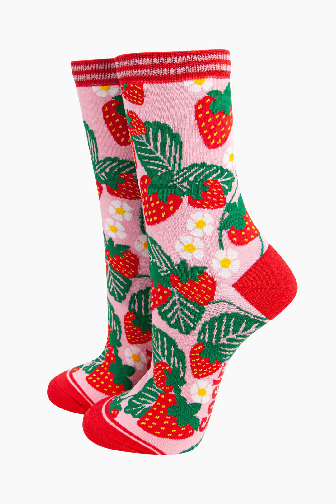 Strawberry Bamboo Blend Socks