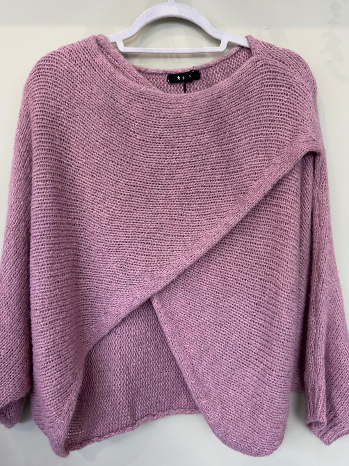Rosie Soft Drape Crossover Jumper