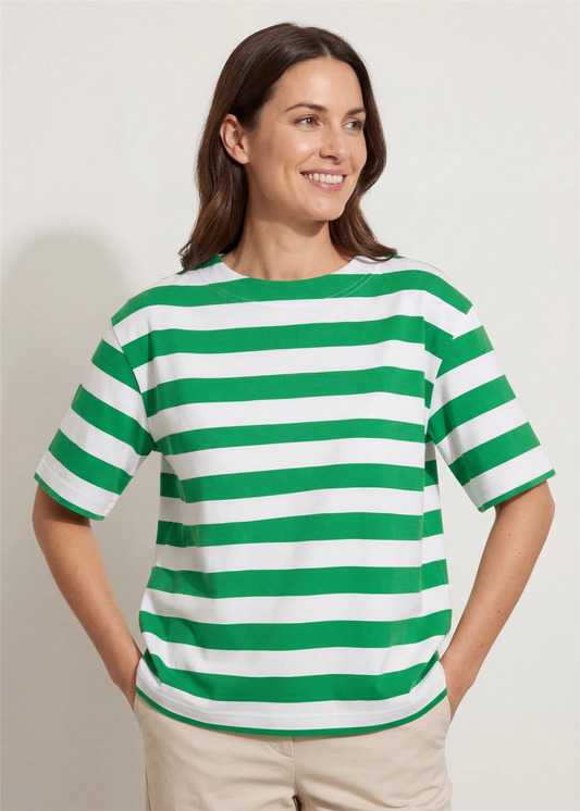 Harriet Classic Striped Cotton T Shirt