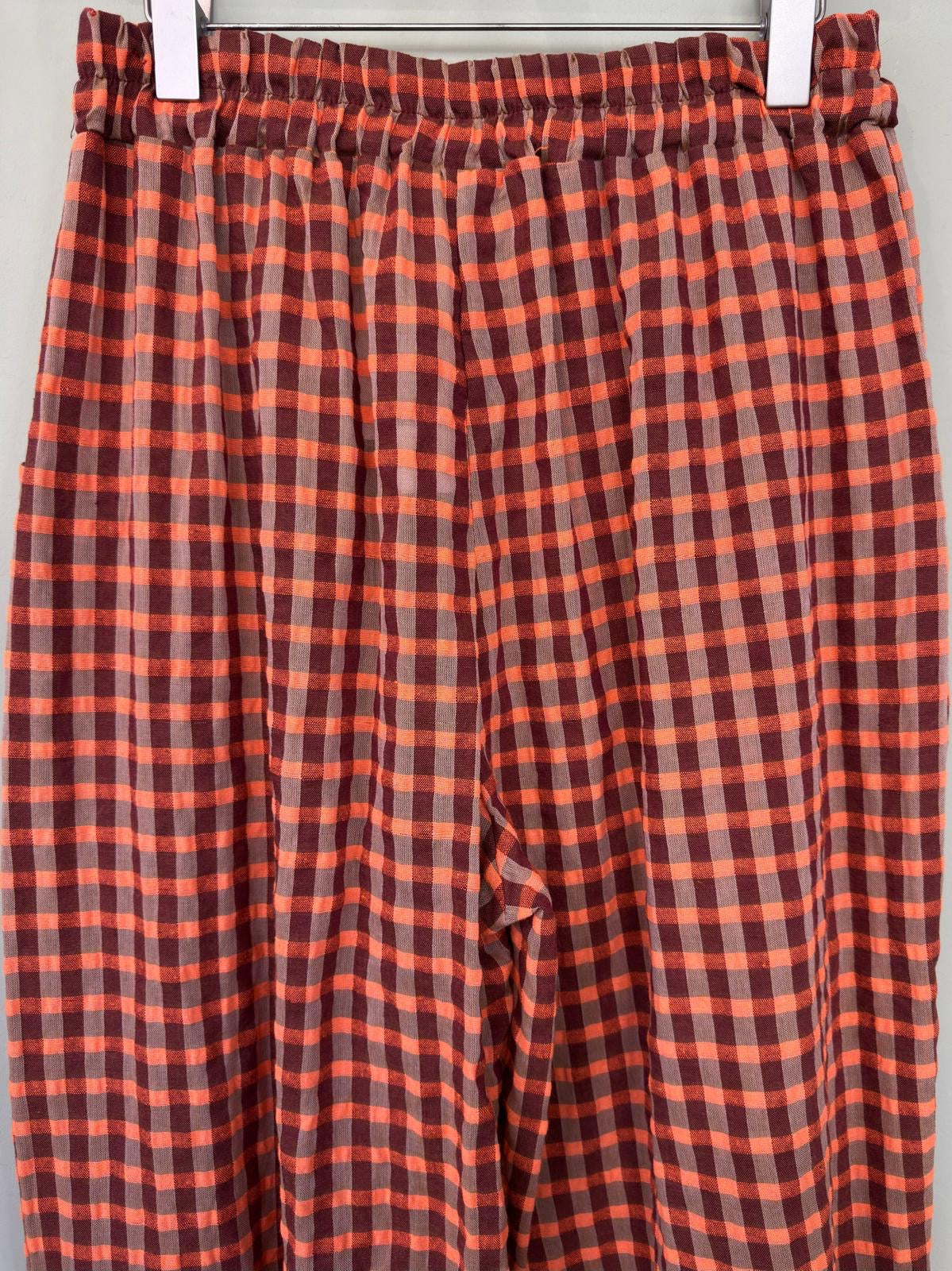 Lottie Dopamine Check Cocoon Trousers