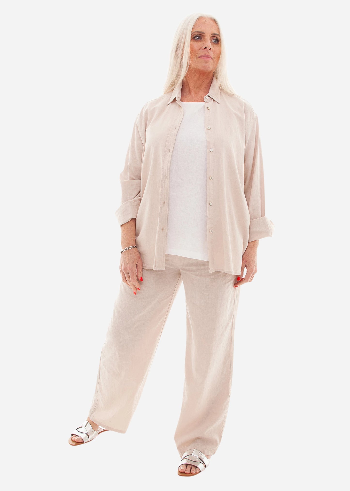 Charlotte Classic Linen Blend Shirt