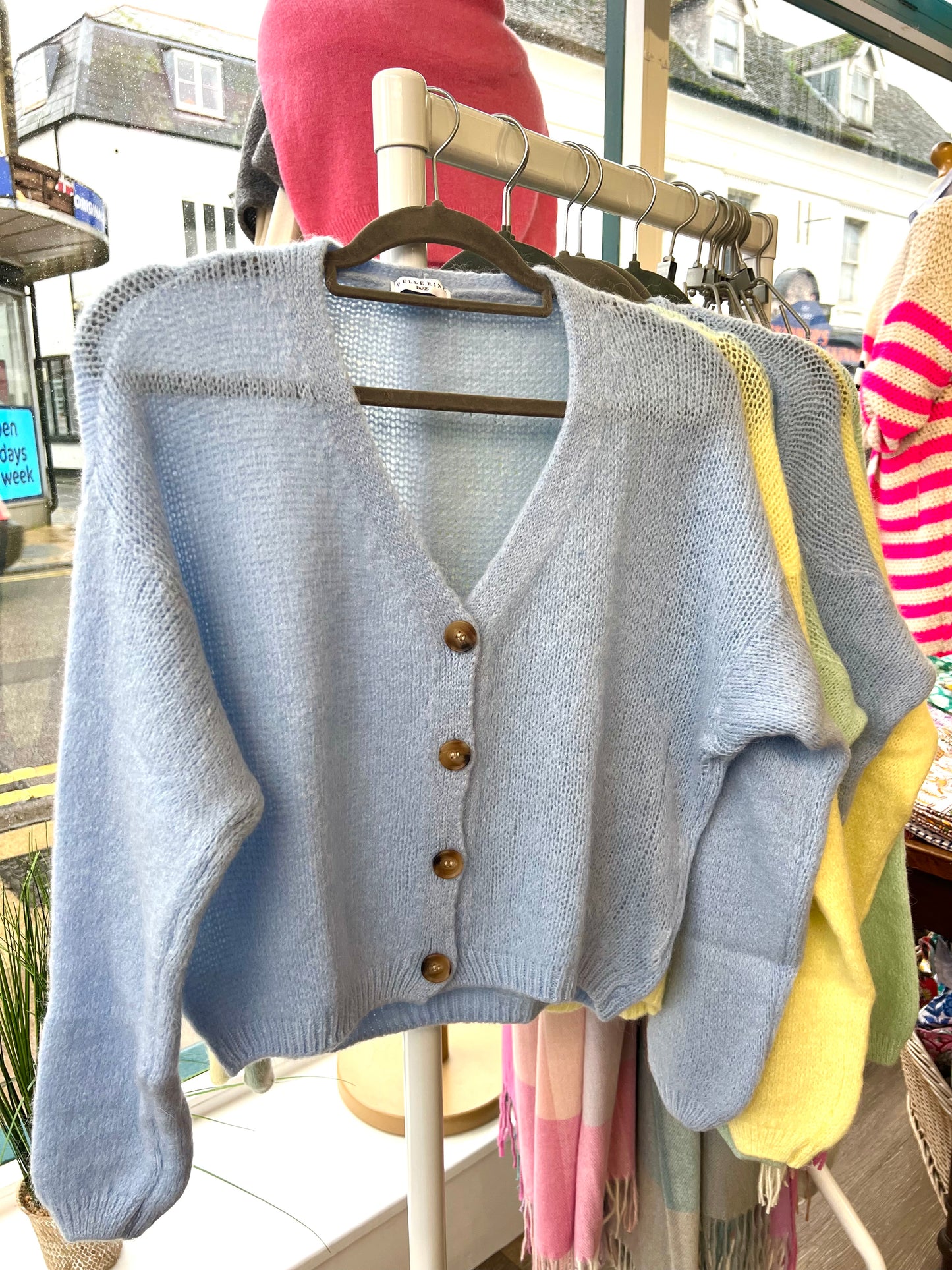 (3 Colours) Gill Mohair Mix Cardigan