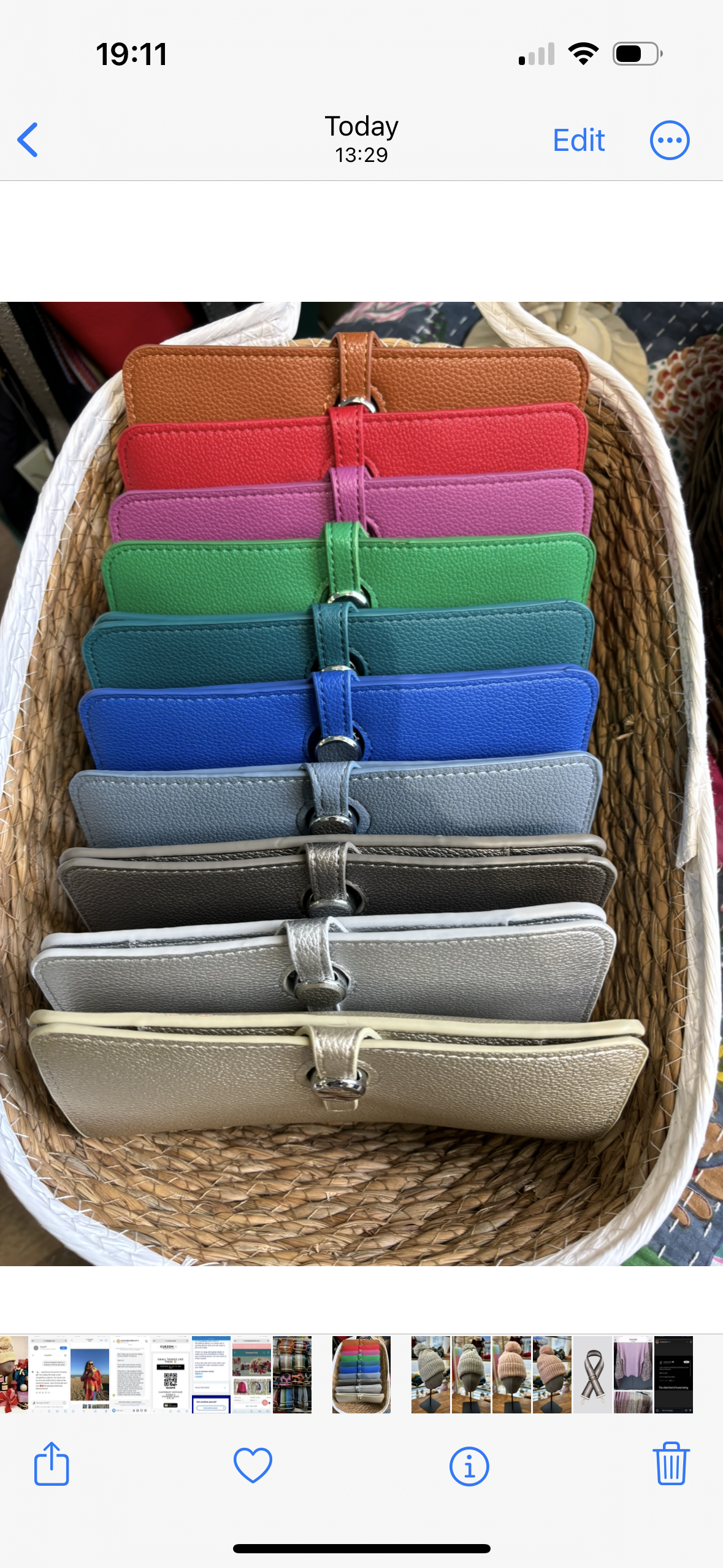 Trusty Clutch Purse 2 Part Travel Wallet