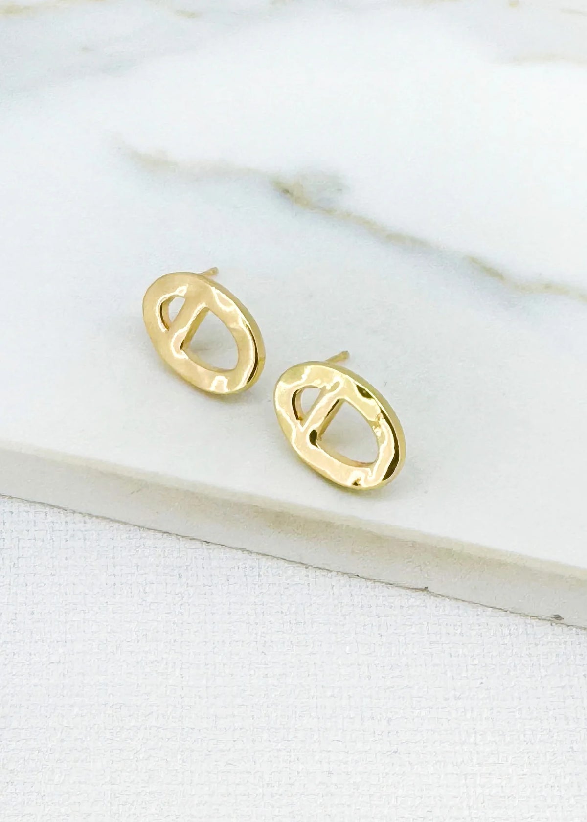 Envy Jewellery Classic Oval Stud Earrings