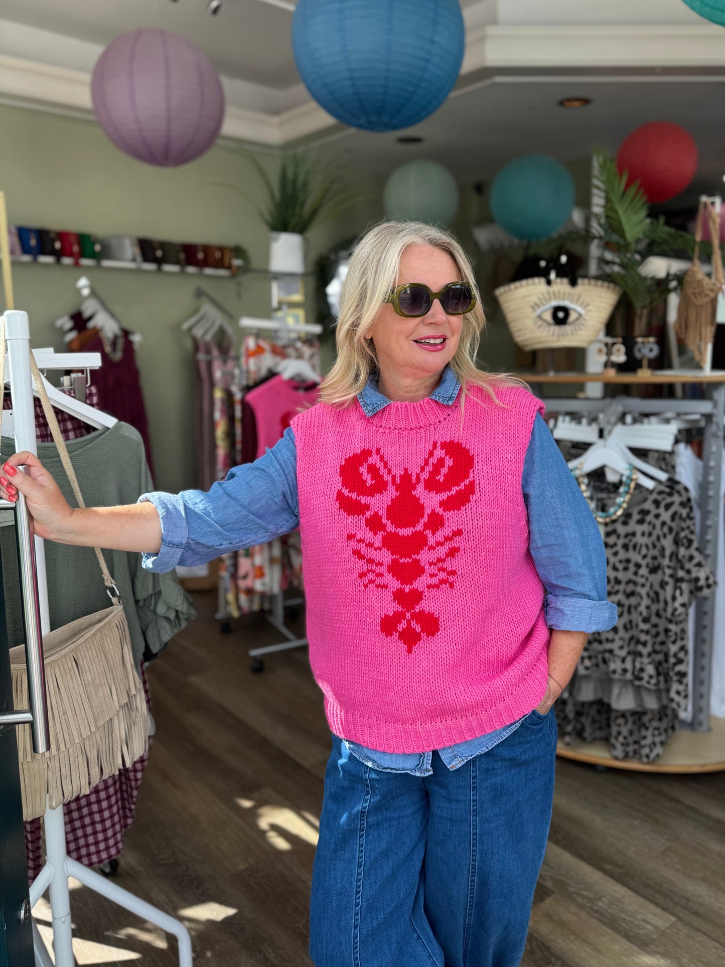 Lobster Knit Tank Top 🦞