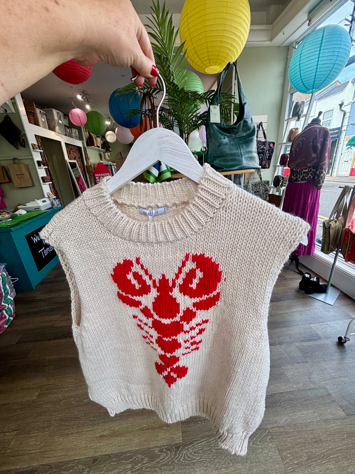Lobster Knit Tank Top 🦞