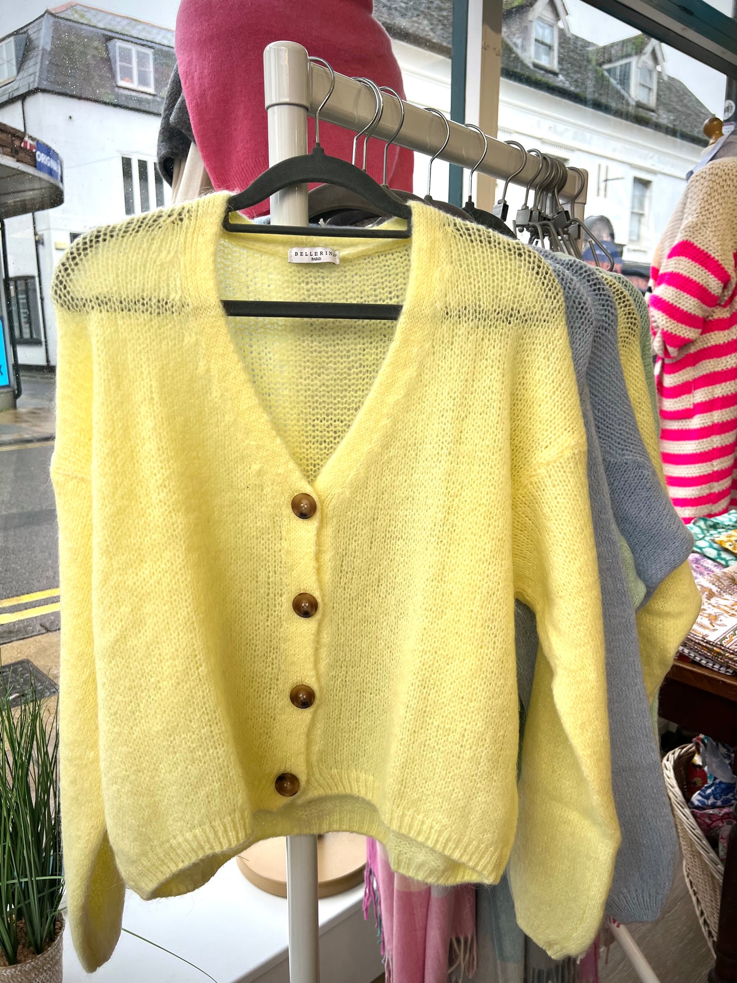 (3 Colours) Gill Mohair Mix Cardigan
