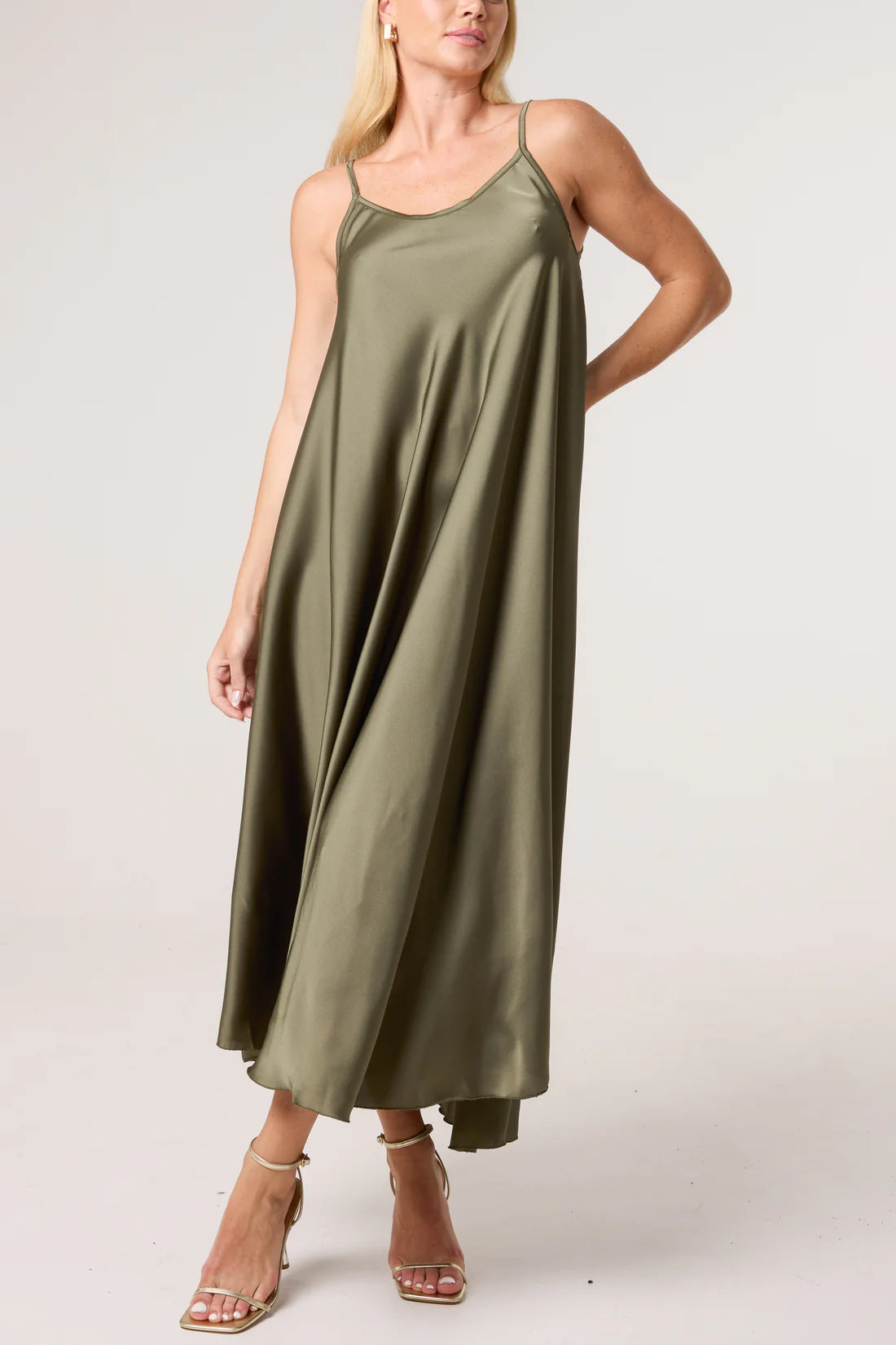 Bryony Satin Maxi Slip Dress - 3 Colours