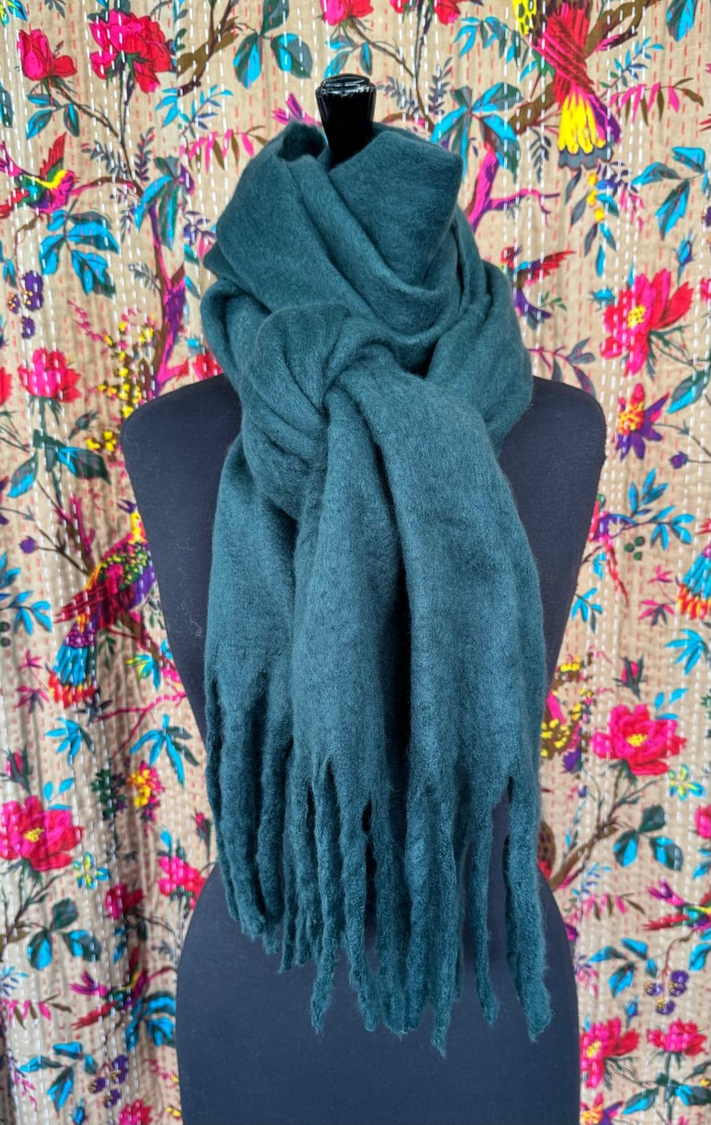 Cosy Plain Blanket Scarf - 9 Colours