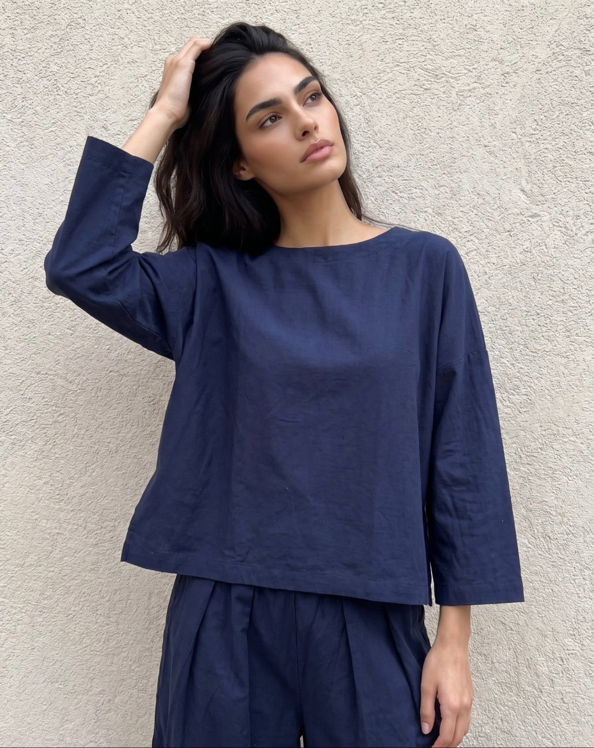 Tamarisk Core Collection Linen Blend Top
