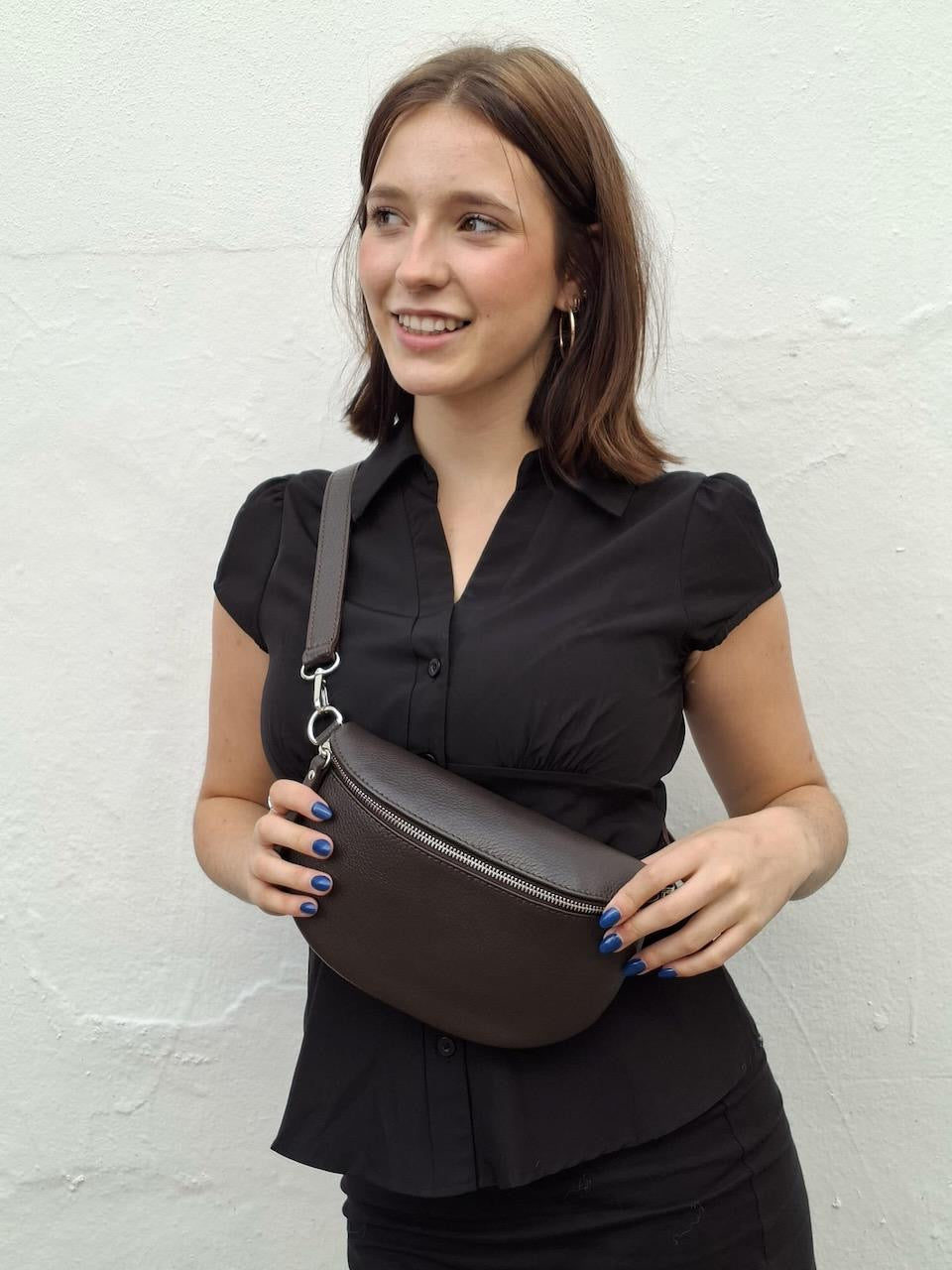 Pebble Leather Bum Bag - Regular Size
