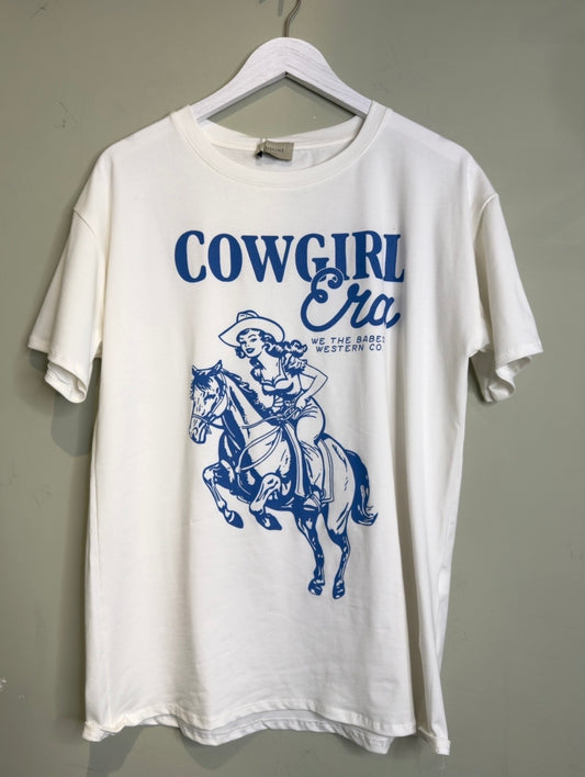 Cowgirl Era Oversized Graphic T Shirt