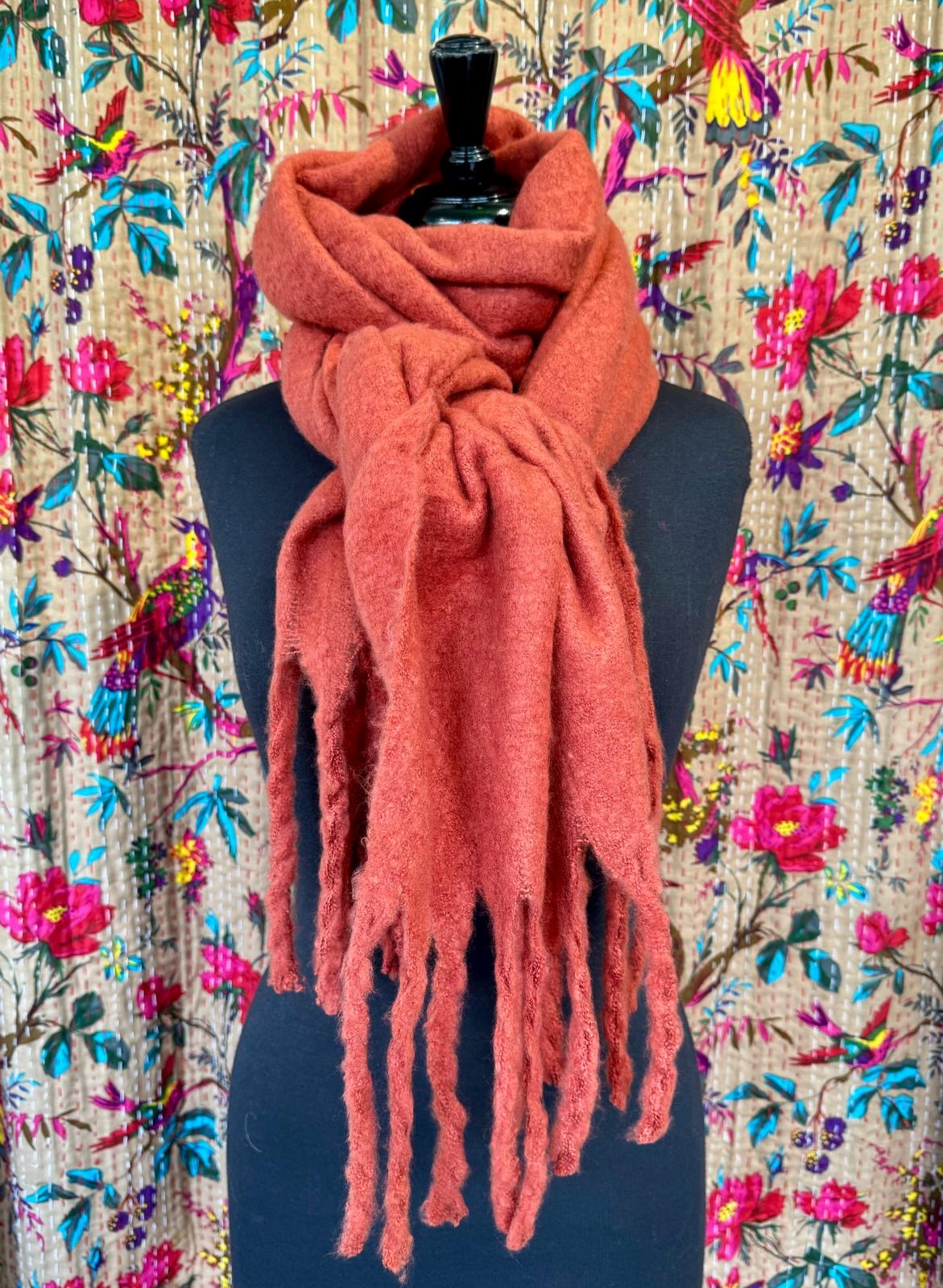 Cosy Plain Blanket Scarf - 9 Colours