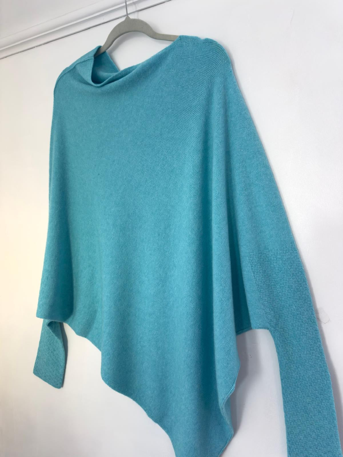 Lucy Asymmetric Draped Super Slouchy Batwing Long Jumper - 6 Colours