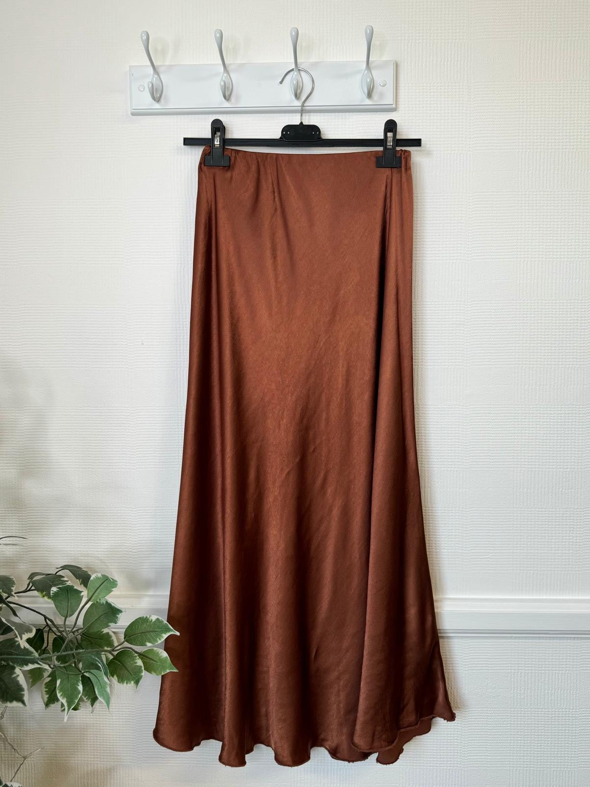 Fen Satin Slip Skirt