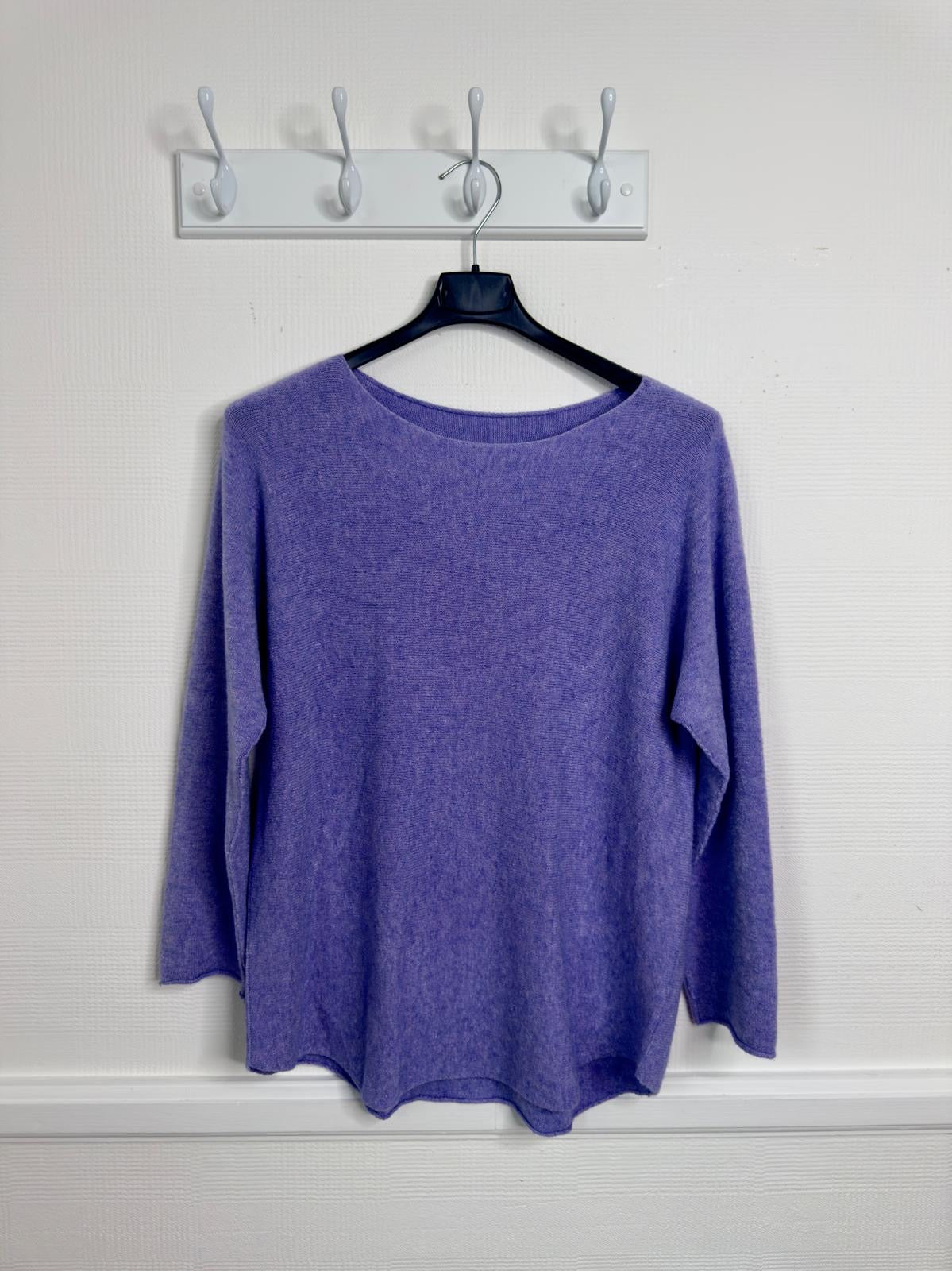 Tamarisk Core Collection Lightweight Long Sleeved Round Neck Jumper - 5 Colours