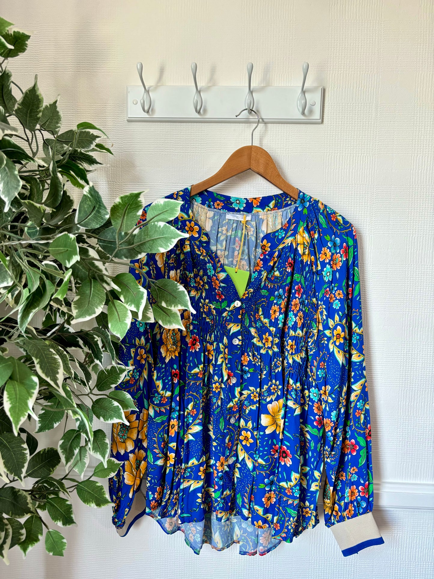 Provence Floral Shirred Smock Top - 3 Colours