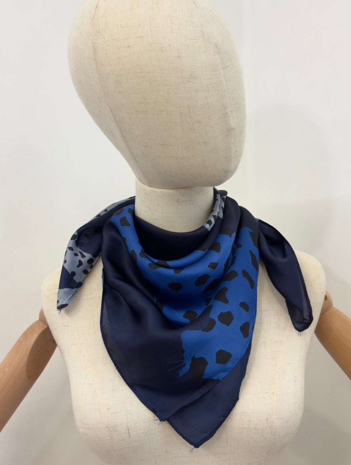 Leopard Silky Square Scarf - 3 Colours
