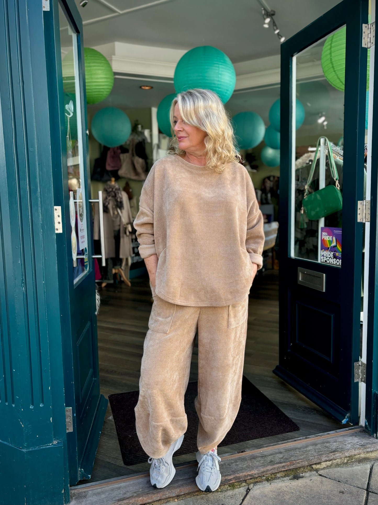 Wendy Chenille Loose Loungewear Co-Ord Set - Cocoon Trousers - 5 Colours