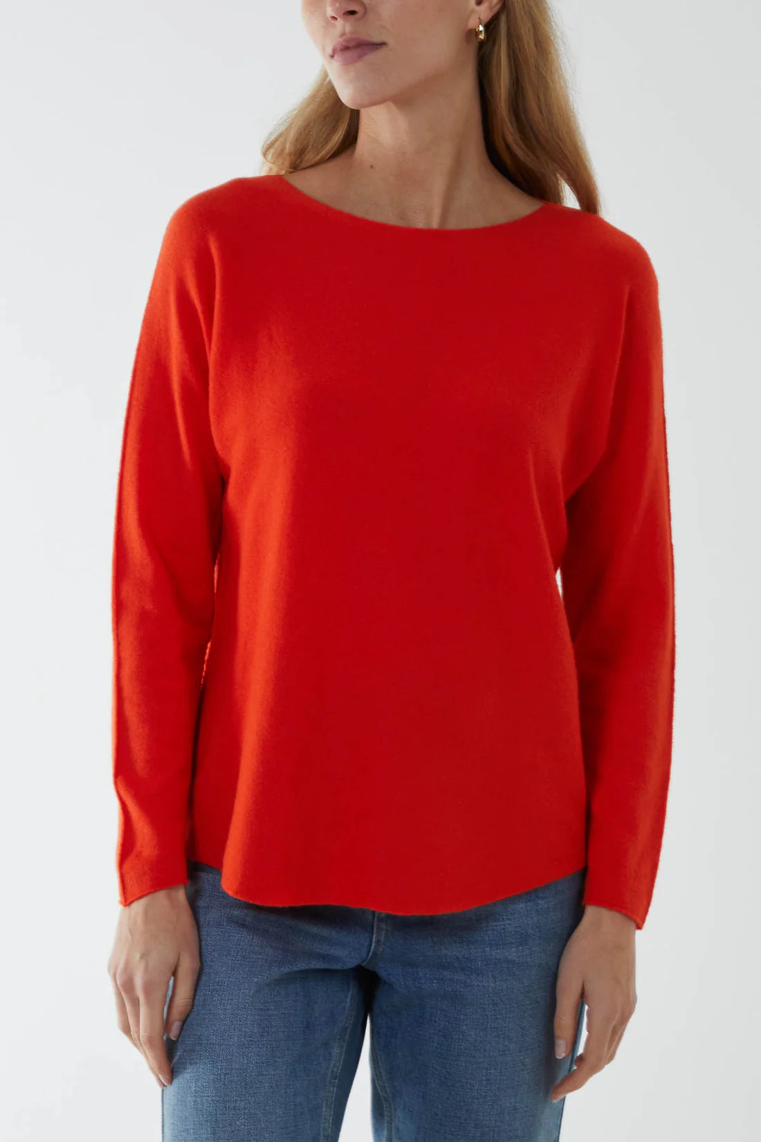 Tamarisk Core Collection Round Neck Long Sleeve Lightweight Knit Jumper