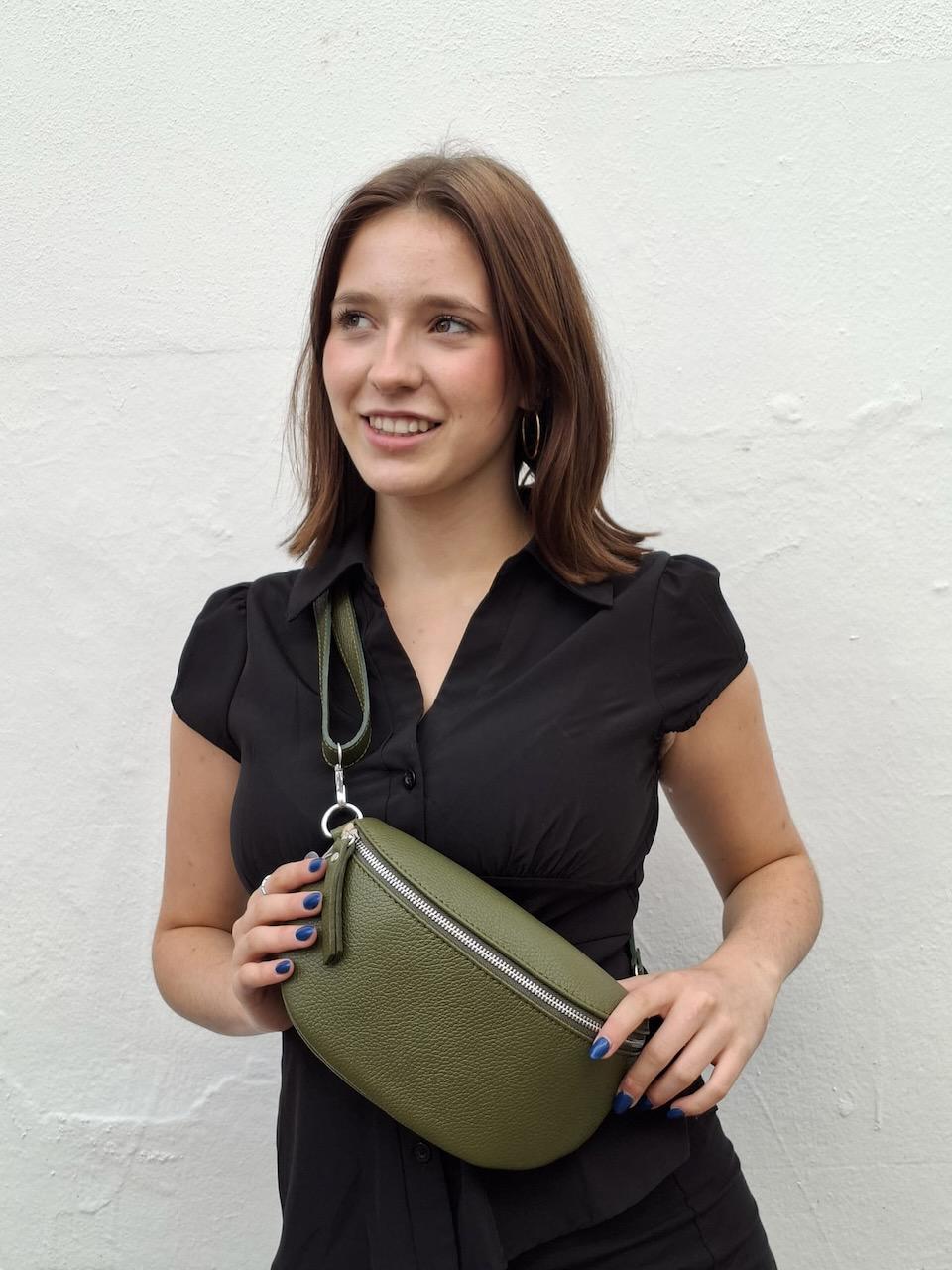 Pebble Leather Bum Bag - Regular Size